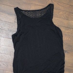 Black Maternity tank